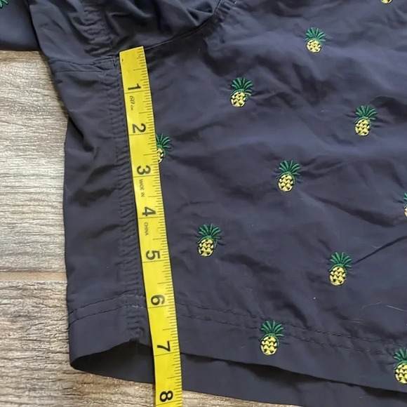 Tommy Hilfiger pineapple print swim trunks Navy Lined Drawstring Men’s size XXL - Picture 6 of 11